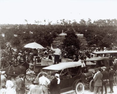 Selling Land in Coral Gables, 13th December 1920 by American Photographer